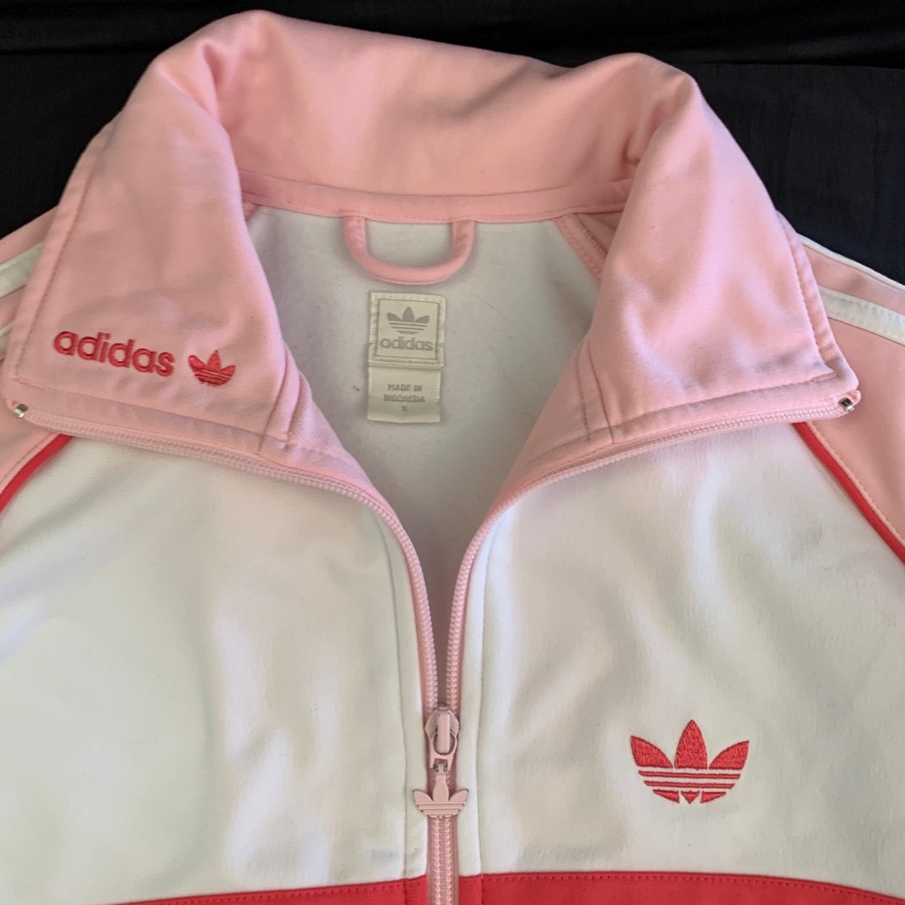Pink Vintage Adidas Jacket
